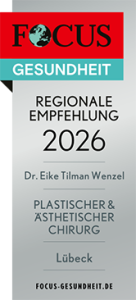 FOCUS-Empfehlungssiegel 2026: Plastischer & ästhetischer Chirurg in Lübeck - Dr. Eike Tilman Wenzel